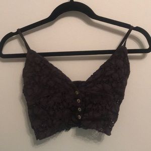 Urban Outfitters lace crop top